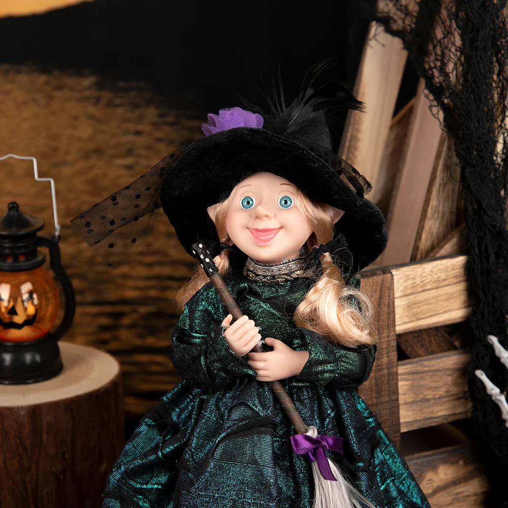 Halloween Witch Decoration Elf Boy Girl Doll Christmas Pendant Ornaments Home Decor Elf Hanging Decoration New Year Gifts Lootquake LLC