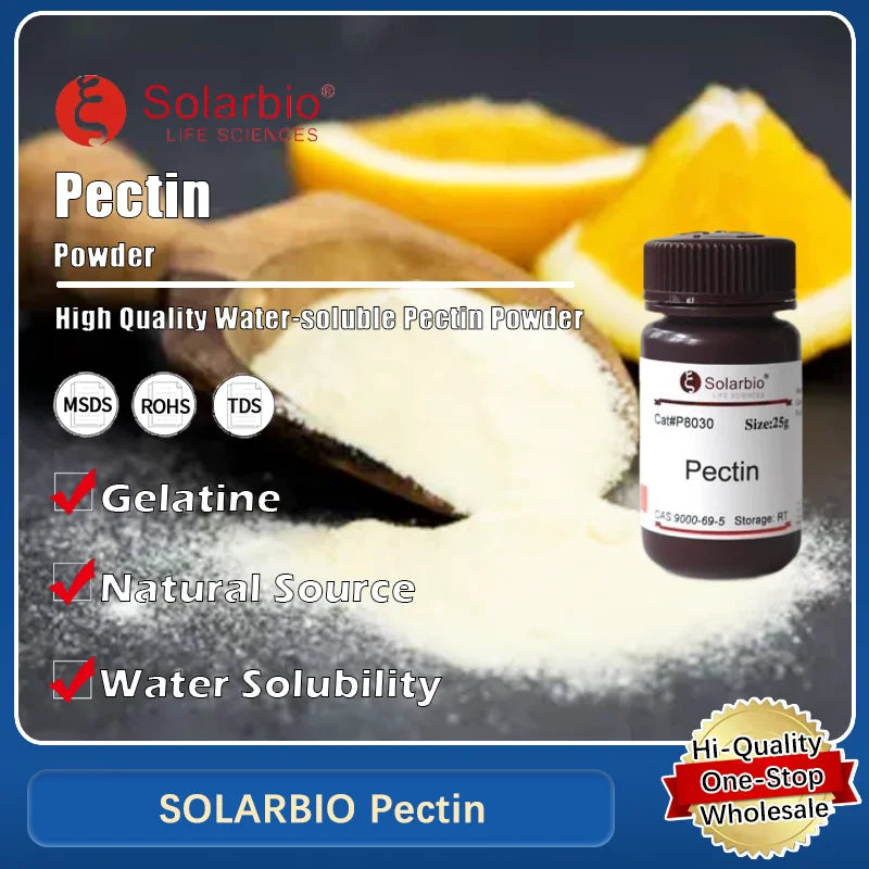 SOLARBIO Pectin Soluble Powder from Citrus for Laboratory Applications and Food Industry Original Product Lootquake LLC