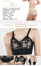 Hot Full Cup Thin Underwear Small Bra Plus Size Wireless Adjustable Lace Women's Bra Breast Cover B C Cup Large Size Lace Bras