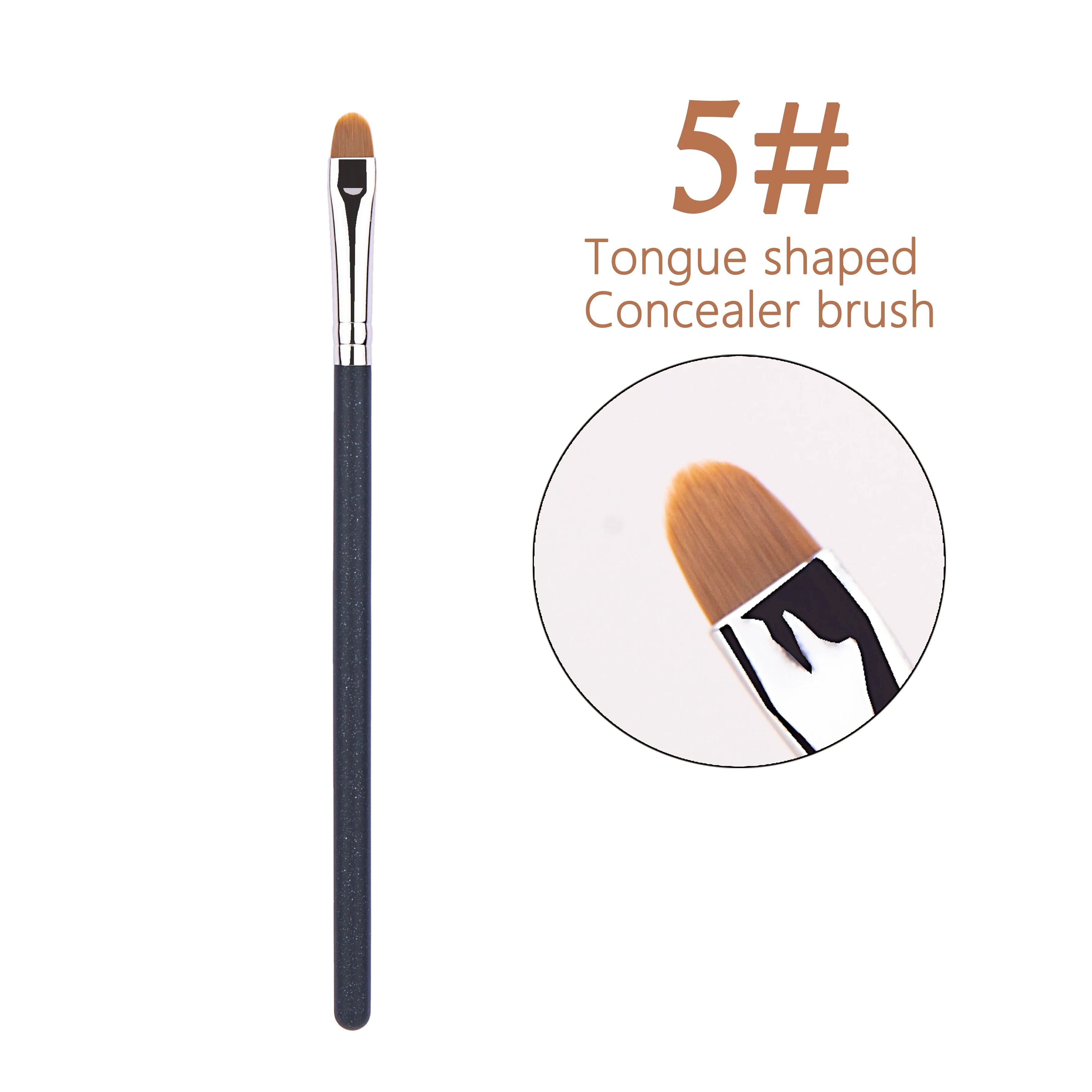 New Ultra-thin Foundation Brush Pointed Precise Foundation Concealer Blending Brush Facial Liquid Foundation Makeup Tool Lootquake LLC