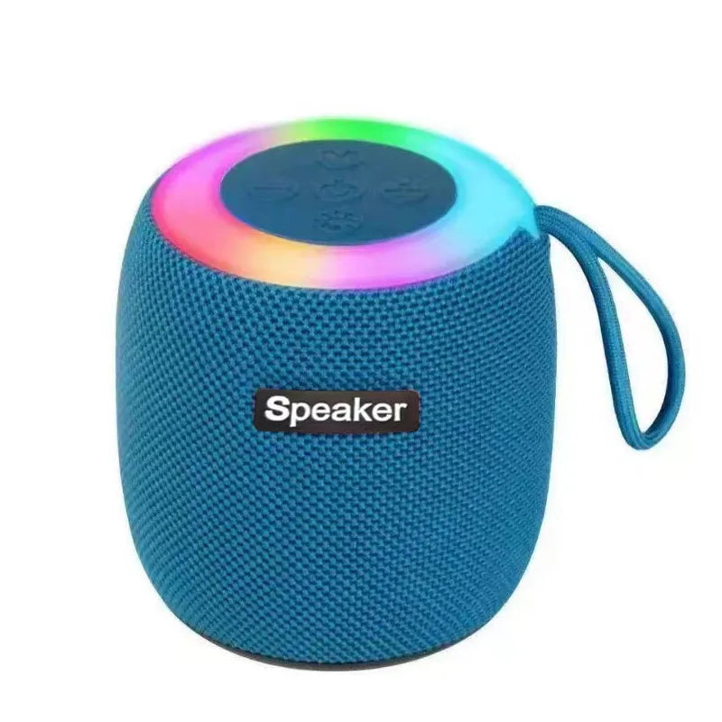 Outdoor portable wireless Bluetooth speaker, subwoofer, car and home with colorful lights, atmospheric small mini speaker Lootquake LLC