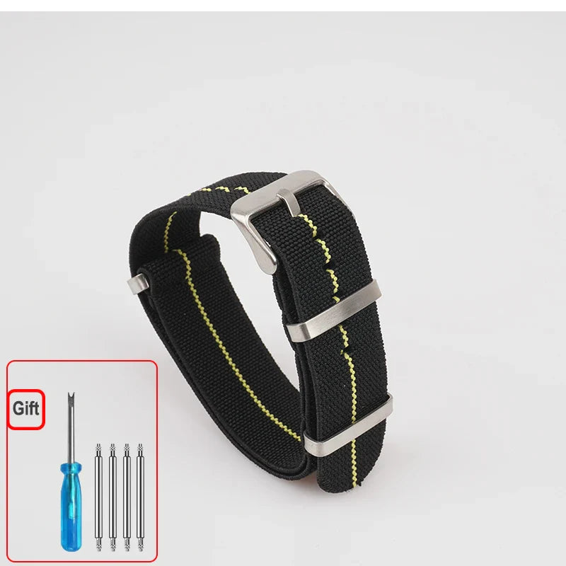 Amazfit Nylon Watch Band NATO Strap Waterproof Washable Elastic