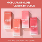 3 PCS Liquid Lipsticks Set Long Lasting Make Up For Women Korean Beauty Cosmetics Matte Lipsticks Waterproof Long lasting Lootquake LLC