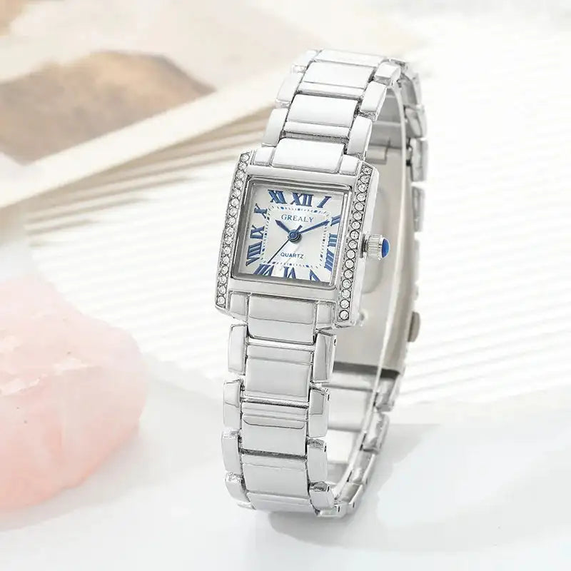 New Fashion Roman Scale Women Watches Luxury Ladies Wristwatch Quartz Watch Rhinestone Men Women Watches Relogio Feminino Clocks