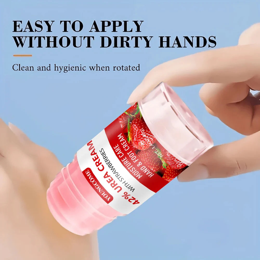 Urea Cream Strawberry Hand Feet Cream Prevent Dryness Cracking of Hands and Feet Deeply Hydrates Exfoliates Soothing Skin Care Lootquake LLC