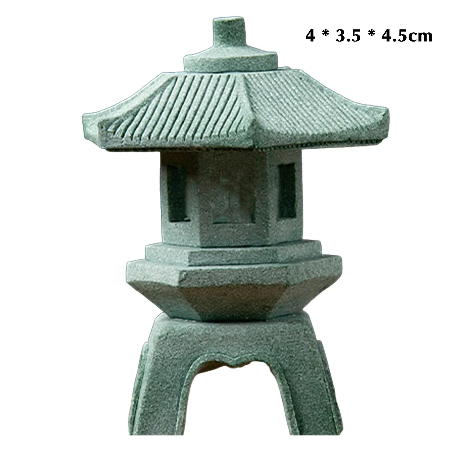 Chinese Pagoda Statue Miniature Sandstone Sculpture Asian Decor for Outdoor Car  Landscape Decor Lootquake LLC