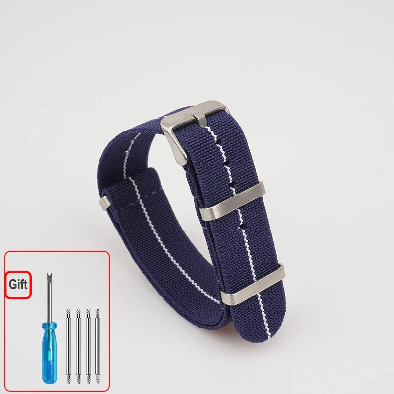 Amazfit Nylon Watch Band NATO Strap Waterproof Washable Elastic