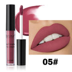6-Color Velvet Lip Glaze Lipstick High Color Lip Makeup Waterproof Long-Lasting Nude Lip Color Liquid Cosmetics Lootquake LLC