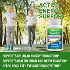 Vitamin B12 - Improve Mood, Improve Brain, Strengthen Nervous System, Increase Energy, Promote Metabolism, Maintain Heart Health