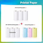 Mini Printer Paper Kids Instant Print Camera Thermal Colorful Adhesive Self-adhesive Paper for Wireless Bluetooth Printer 57mm Lootquake LLC