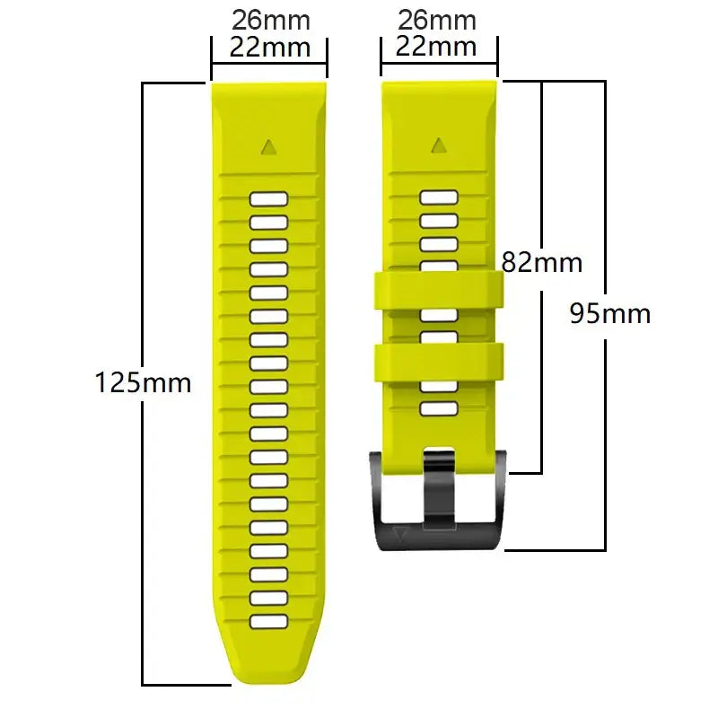 Garmin Soft Silicone Band - QuickFit Stylish and Comfortable - SJB-DIAMOND ELITES