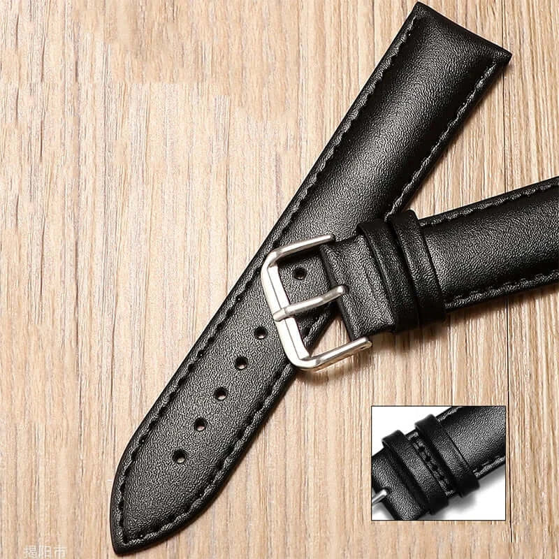 Fitbit Inspire 3, 2, 1, HR Leather Band - Genuine Strap - SJB-DIAMOND ELITES