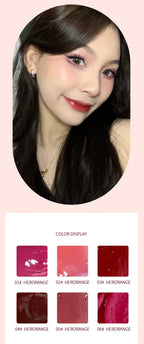 HERORANGE Light Glass-Like Lip Lacquer - Mirror Shine, Hydrating Formula; Smudge-Proof, Long-Wear, and Skin-Brightening Lootquake LLC