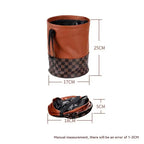 Car Mounted Foldable Garbage Bin with Multifunctional Storage Waterproof Back Mounted Large Capacity Garbage Bin Car Accessories