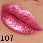 19 colors glitter lipstick hydrating red pink sparkling shine lip color highly pigmented lip tints metallic finish lip makeup Lootquake LLC