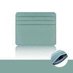 1PCS Man Purses Ultra Thin Mini Business Bank Credit Card Holder Wallet Simple Black Women Small Coin Cards Cover Pouch Case Bag