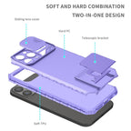 Unique Cover with Camera Protection Heavy Duty Shockproof Protective iPhone 13 Pro Case ShockProof Case For iPhone 13 12 11 Pro Slide Camera Protection Case Dual Layer Armor Case Back Cover Stevvex