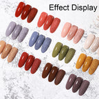 Vendeeni 15ml Furs Fluff Top Coat Gel Nail Polish Glossy Matte Effect UV LED Gel Varnish DIY Plush Velvet Top Coat For Nail Art