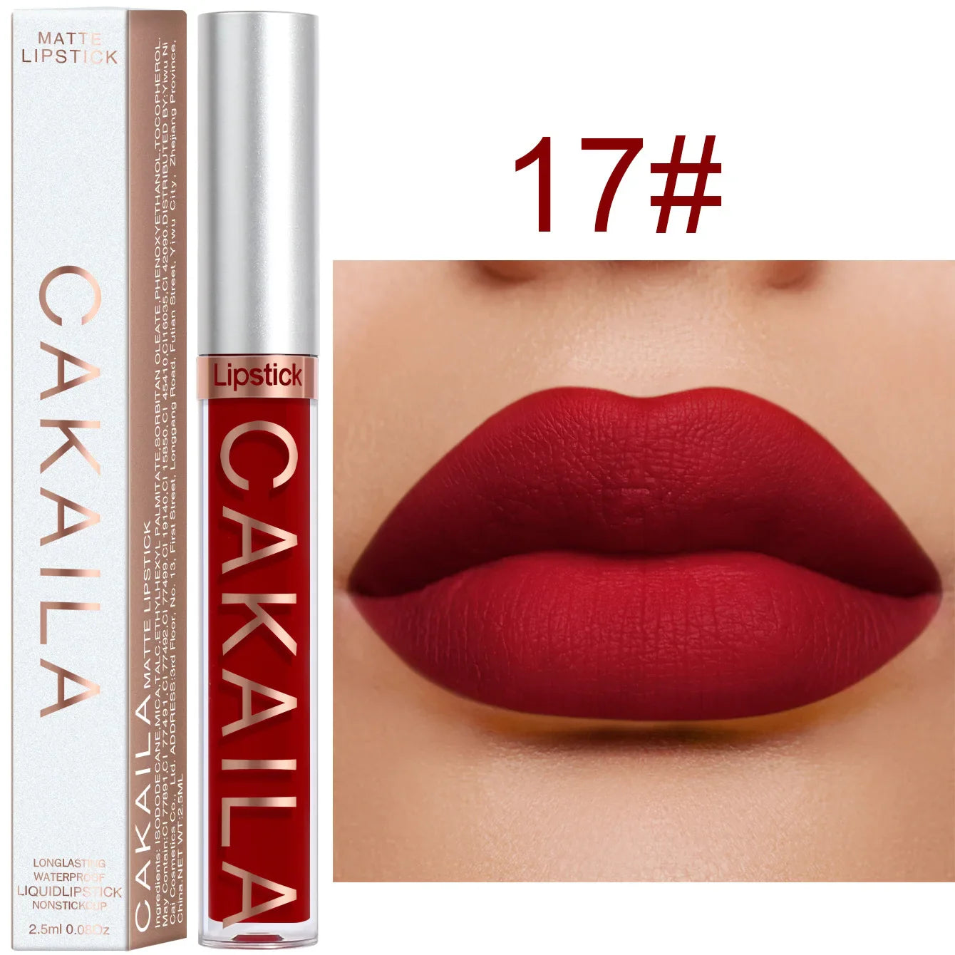 18 Color Lipstick Matte Non-stick Cup Waterproof Lip Gloss Lootquake LLC