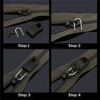 Zipper Slider Replacement Zipper Puller Tag Fixer Repair Kit Zipper for Sewing Clothes Travel Bag Suitcase Clothes Tent Backpack