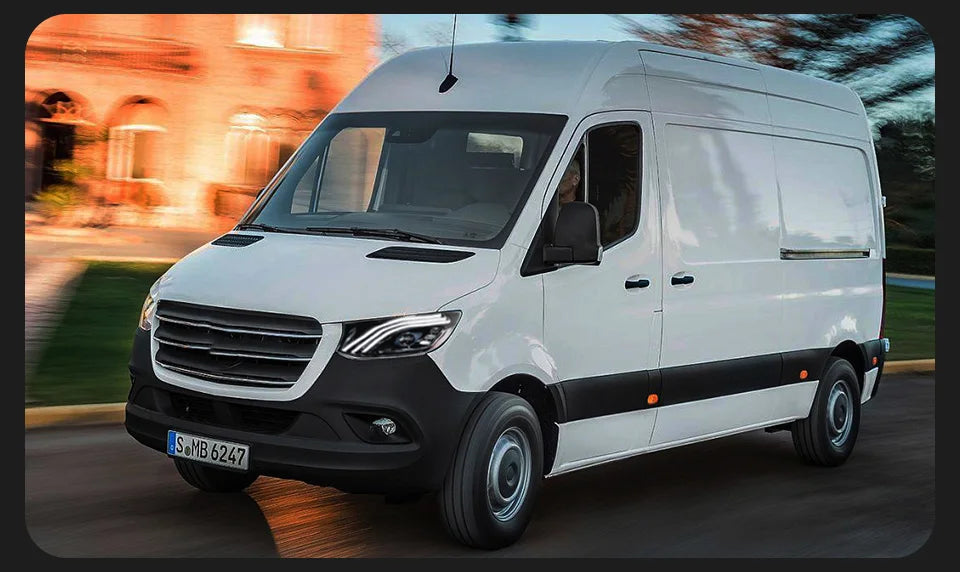 AKD Car Lights for Benz Sprinter Headlight Projector Lens Maybach Style Head Lamp DRL Automotive Accessories Lootquake LLC
