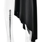 Irregular Pleated Mini Dress | Tassel Hem Streetwear Dress - Femstylo