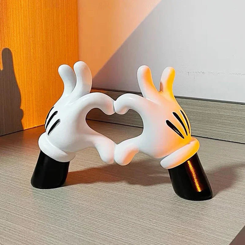 Aesthetic Hand Figurines Worship Money Creative Resin Sculpture Art Hand Statue Luxury Livingroom Decoration Desk Accessories Lootquake LLC