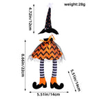Halloween Wine Bottle Decoration Wine Bottle Decor Halloween Witch Hat Wine Bottle Cover Set Unique for Halloween for Party