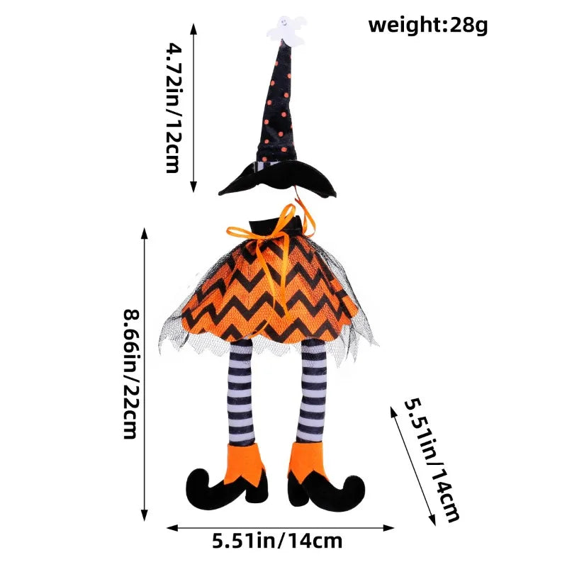 Halloween Wine Bottle Decoration Wine Bottle Decor Halloween Witch Hat Wine Bottle Cover Set Unique for Halloween for Party