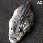 Cute And Lovely Small Crocodile Garden Statue Durable Art Figurine For Backyard Parks Creative Animals Sculpture Home Decoration