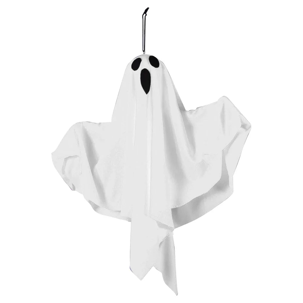 Spooky Ghost Halloween Decor Waterproof Halloween Glowing White Ghost Glowing Door Hanging Ghost for Halloween Garden Home Decor Lootquake LLC