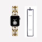 Apple Watch Stainless Steel Strap - Luxury Chain Design