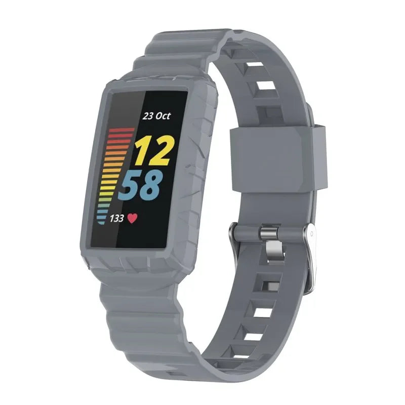 Fitbit Charge 5 6 Silicone Strap - Comfortable, Flexible