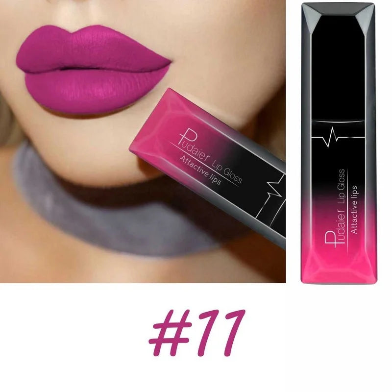 Best Lip Makeup 17 Color Sexy Matte Long Lasting Lipgloss Liquid Lipstick Lip Cream Lootquake LLC
