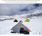 [HODR] 3F UL GEAR Lanshan 1 pro Tipi Tent Rodless Solo Ultralight 690g 20D Nylon Fabric Camping Season Tent Trekking Tents