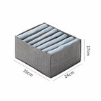 Fabric Underwear Bra Storage Box Underwear Sorting Box Panty Socks Compartment Storage Box Drawer Organizer Home Storage