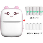 57x25mm Mini Printer Thermal Paper Label Sticker Self-adhesive Paper for Kids Instant Print Camera Pocket Printer