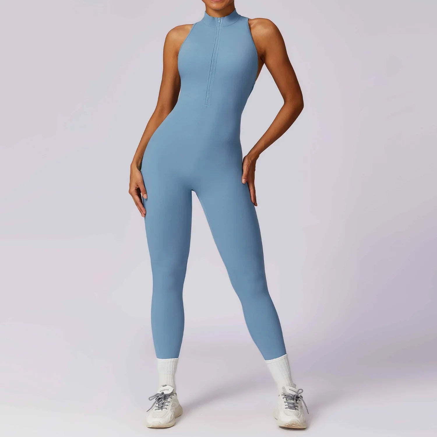 ZipFit Yoga Jumpsuit: Women's Activewear Set THRIXINE