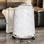 Large Capacity Trash Can Luxury Removable Litter Bins Living Room Rotating Wastebasket Food Recycle Dustbin Cleaning Supplies Lootquake LLC