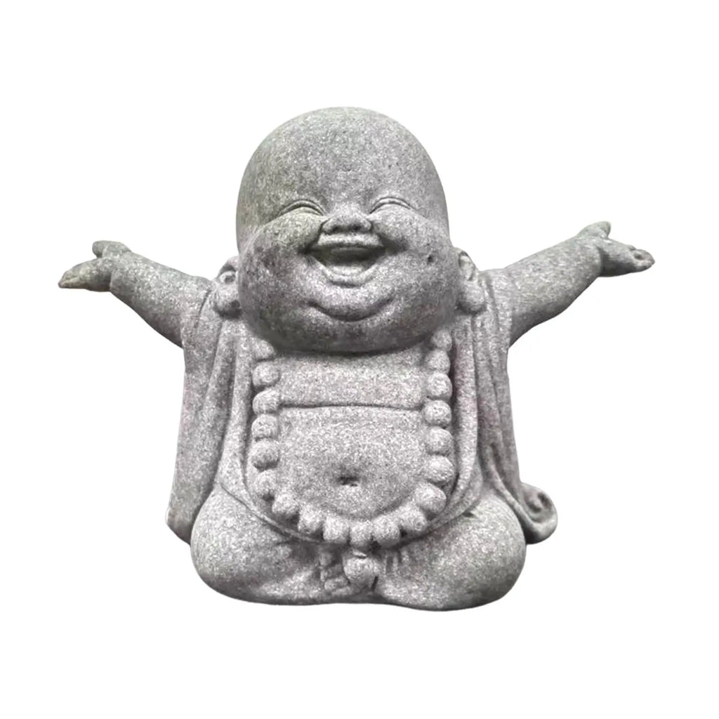 Buddha Statue Hand Carved Buddhism Decorative Figurine Buddha Sculpture for Living Room Home Shop Tabletop Indoor Outdoor Lootquake LLC