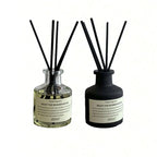 50ml Aromatherapy Essential Oil Flameless Freesia Jasmine Fragrance Oil with Reed Diffuser Stick Home Room Air Freshener Decor Lootquake LLC