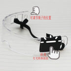 Labubu LED Punk Glasses Labubu Doll 3-color Luminous Glasses Cool Night Light Future Technology Glasses Mini Edition Lootquake LLC