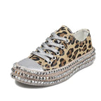 Women Leopard Canvas Shoes Pi-Mart