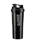 3 Layers Shaker Protein Bottle Powder Shake Cup Water Bottle Plastic Mixing Cup Body Building Exercise Bottle Lootquake LLC