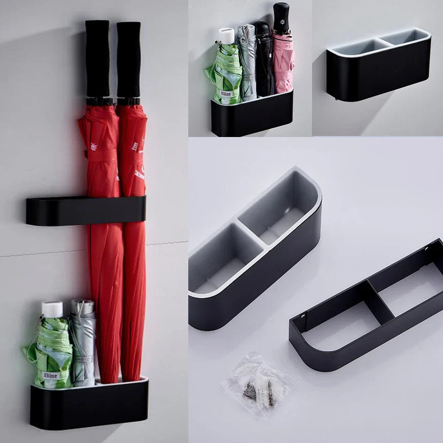 Portable Wall Mounted Umbrella Storage Rack Creative Wall Umbrella Clip Holder Racks Home Storage Hanger Organizer Lootquake LLC