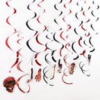 Halloween Blood Banner Paper Garland Scary Eyeball Skull Spiral Hanging Flag Halloween Party Decoration Home Haunted House Decor Lootquake LLC