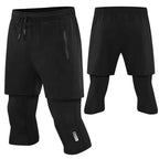 Men's 2-in-1 Compression Running Shorts