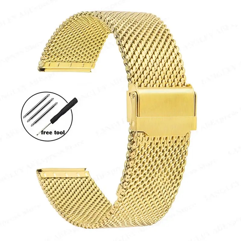 Ticwatch Milanese Mesh Band - Premium Stylish Design - SJB-DIAMOND ELITES