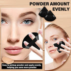 2/3/5/6/12Powder Puff Face Makeup Soft velvet Triangle Powder Puff For Loose Powder Setting Powder Makeup Foundation Beauty Gift Lootquake LLC