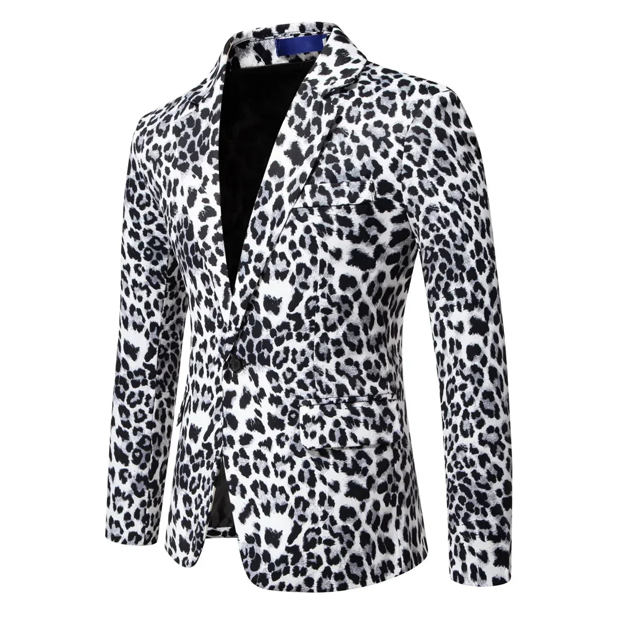 Men's Suit Jacket Leopard Print Suit Business Casual Party Suit Jacket Men Blazer  Coat Men Pi-Mart